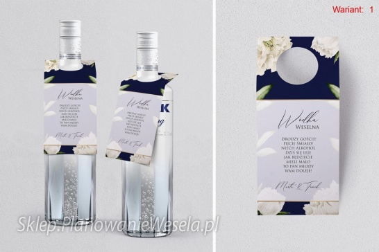 Zawieszka na butelkę  Loveletter - 6 wzorów