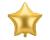 Balon foliowy Gwiazdka, 48cm, złoty