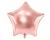 Balon foliowy Gwiazdka, 70cm, różowe złoto