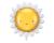 Balon foliowy Słońce, 90 cm, mix