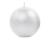 Świeca kula metalicza perłowa 8cm  (1 op)